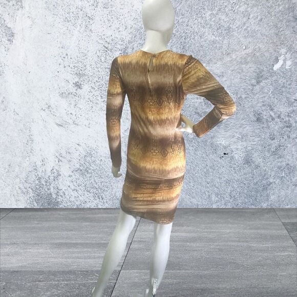 Torn by Ronny Kobo Long Sleeve Snake Mini Dress - Picture 4 of 6